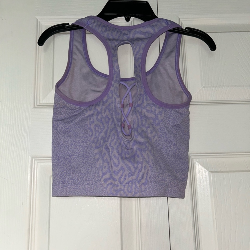 Purple Women's gymshark Tank Top